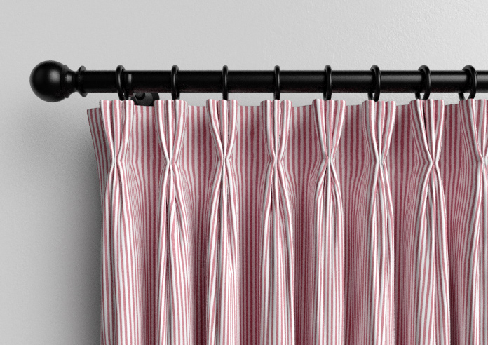 Nautical Stripes, Prom Red - Made to Measure Curtains - Image 11